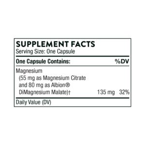 Thorne Research, Magnesium Citramate, 90 Vegetarian Capsules 