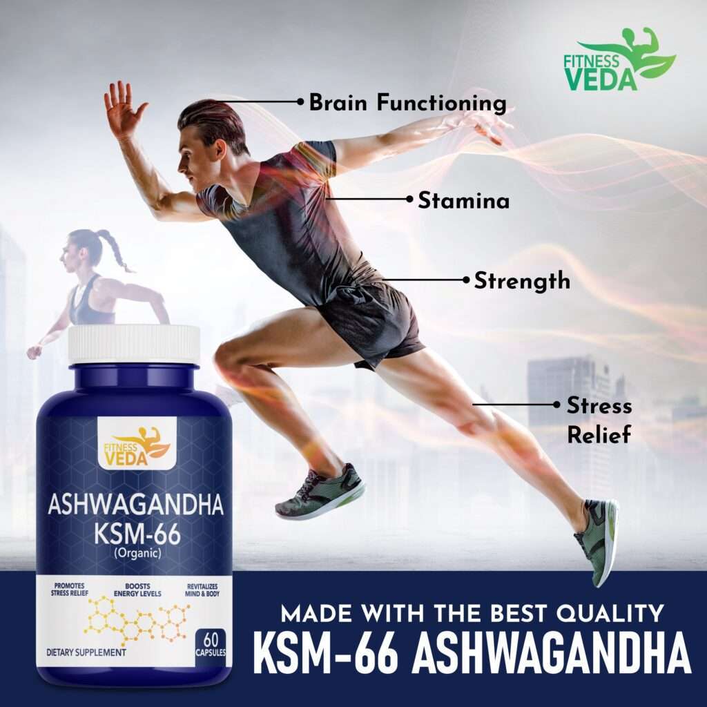 Natural anti-anxiety supplements Ashwagandha KSM-66, Buy stress relief supplements India – Ashwagandha capsules, Memory-enhancing vitamins Ashwagandha KSM-66 capsules, Best natural stress relief supplements online