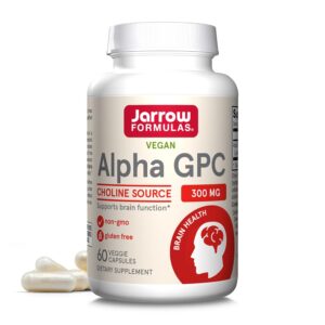Jarrow Formulas, Alpha GPC 300 mg, 60 Veggie Caps