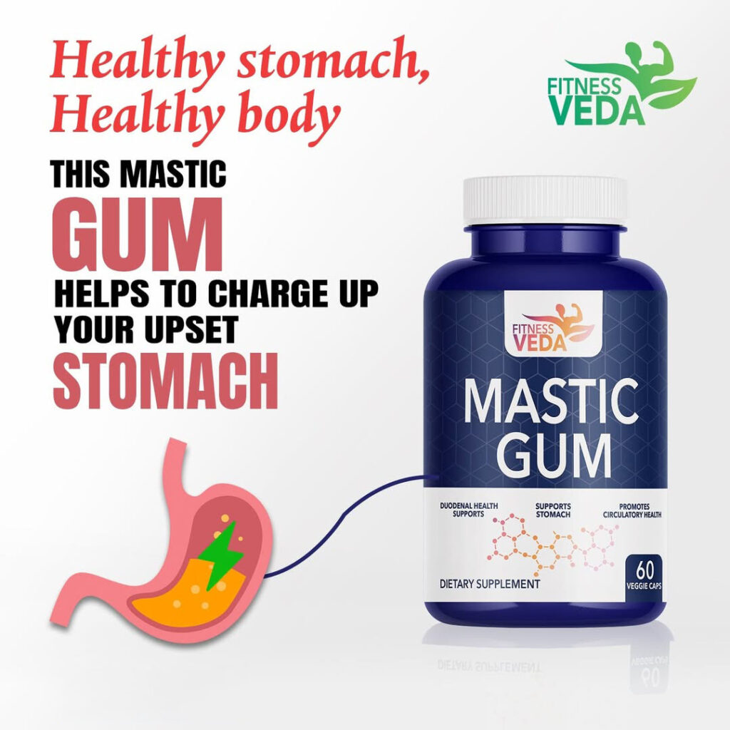 mastic gum benefits, Mastic Gum for Digestive Health, Natural Stomach Relief, Mastic Gum for Gut Health, Fitness Veda Mastic Gum