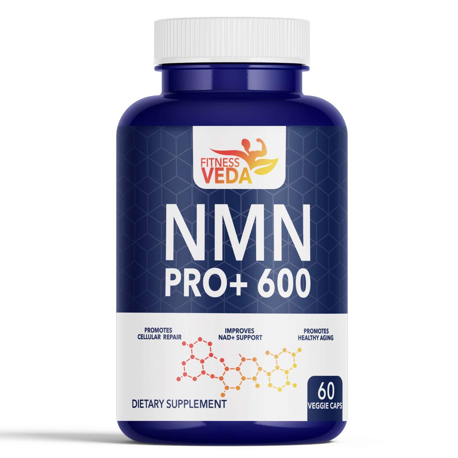 NMN PRO+600 capsule, NMN PRO+600 tablet, Fitness Veda NMN PRO+600 supplement, NMN PRO+600 for healthy aging, NMN PRO+600 for energy, NMN PRO+600 NAD booster, NMN PRO+600 skin support, NMN PRO+600 anti-aging supplement, NMN PRO+600 for muscle strength, NMN PRO+600 supplement for women, NMN PRO+600 supplement for men, NMN PRO+600 India