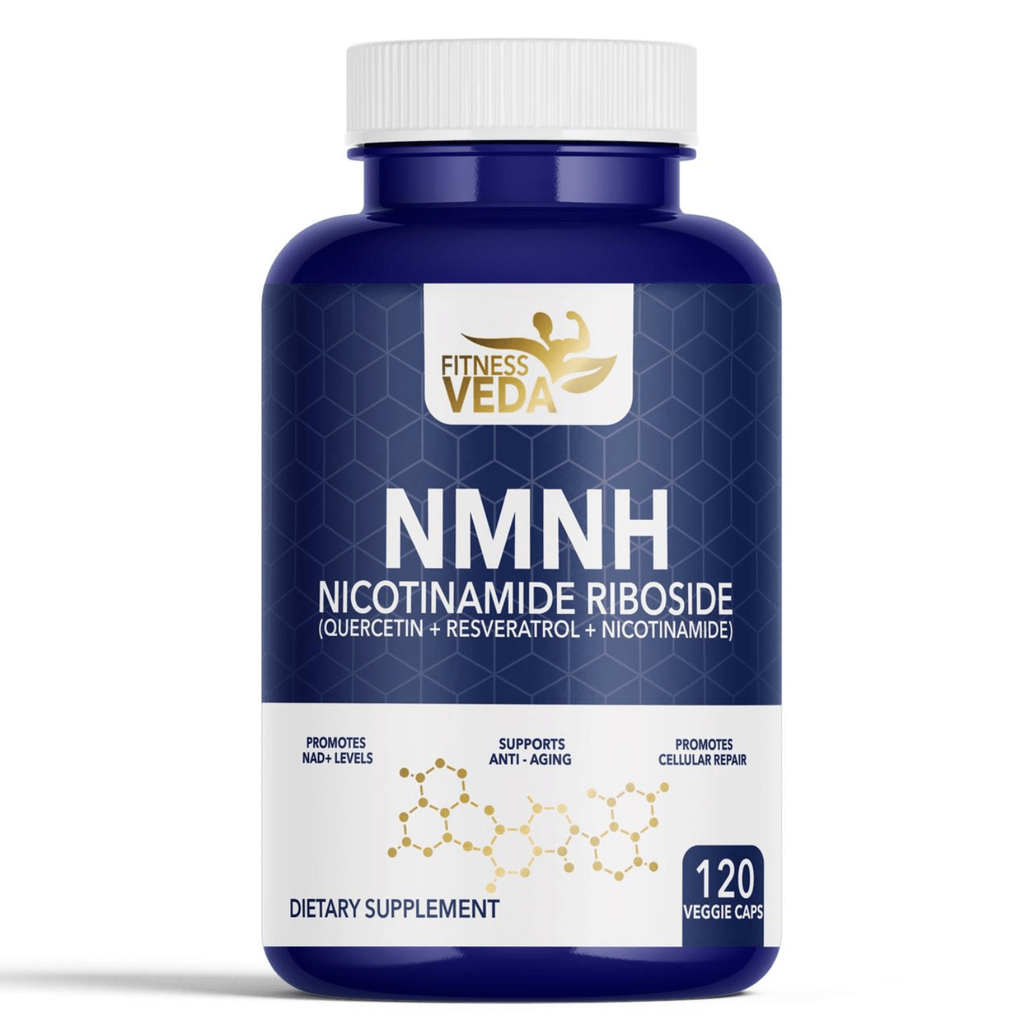 NMNH supplement, NMNH capsule, NMNH tablet, anti‑aging supplement, cellular repair, longevity capsule, quercetin capsule, skin health supplement, Fitness Veda NMNH, Fitness Veda, NAD+ booster, Anti‑aging capsule, Longevity supplement, Flush‑free nicotinamide, Youthful vitality, Skin health