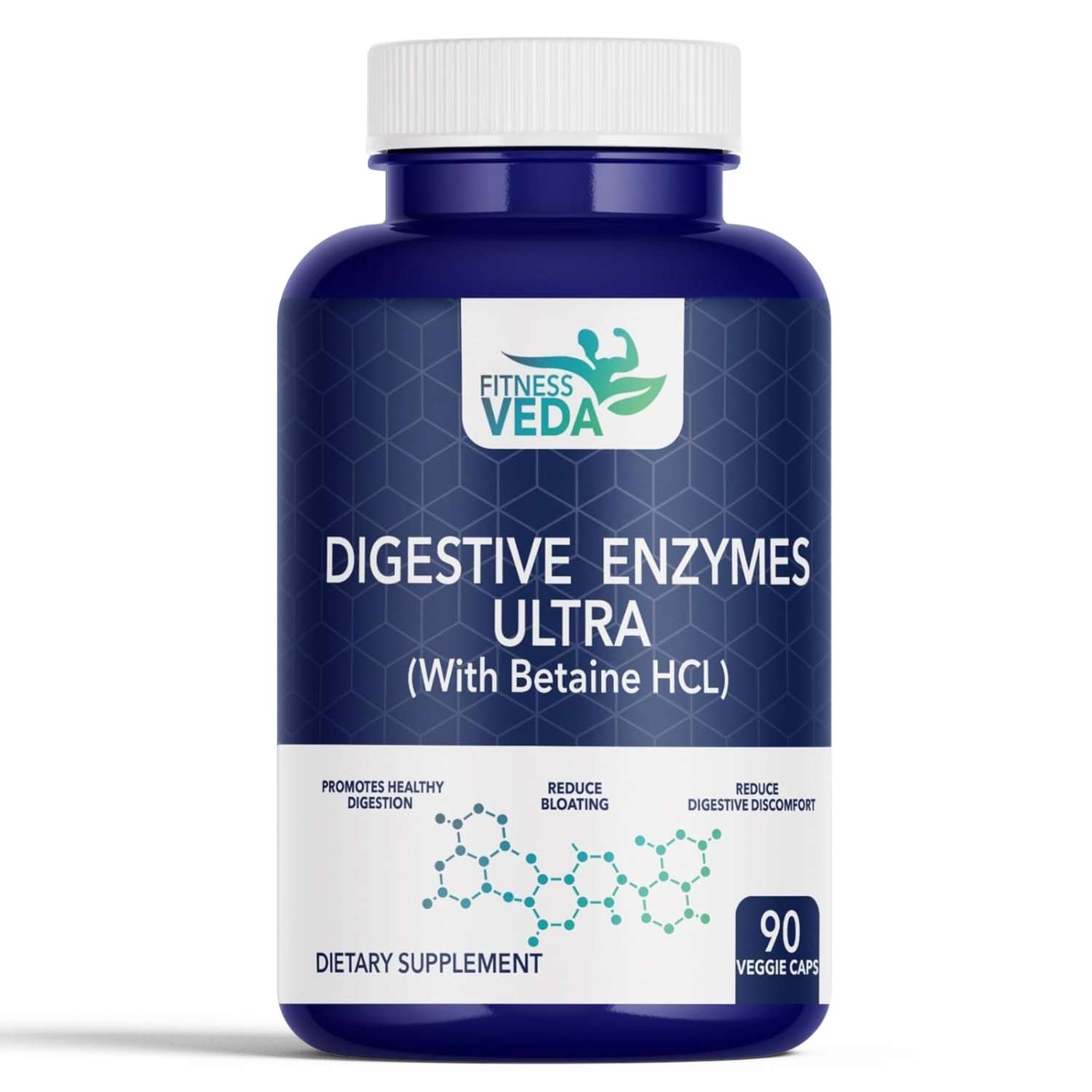 digestive enzyme capsule, bloating relief supplement, gas relief tablet 2025, daily gut health supplement, enzyme capsule for bloating, digestive support supplement, natural digestion support, Fitness Veda digestive capsule, bloating relief tablet, gas relief supplement,