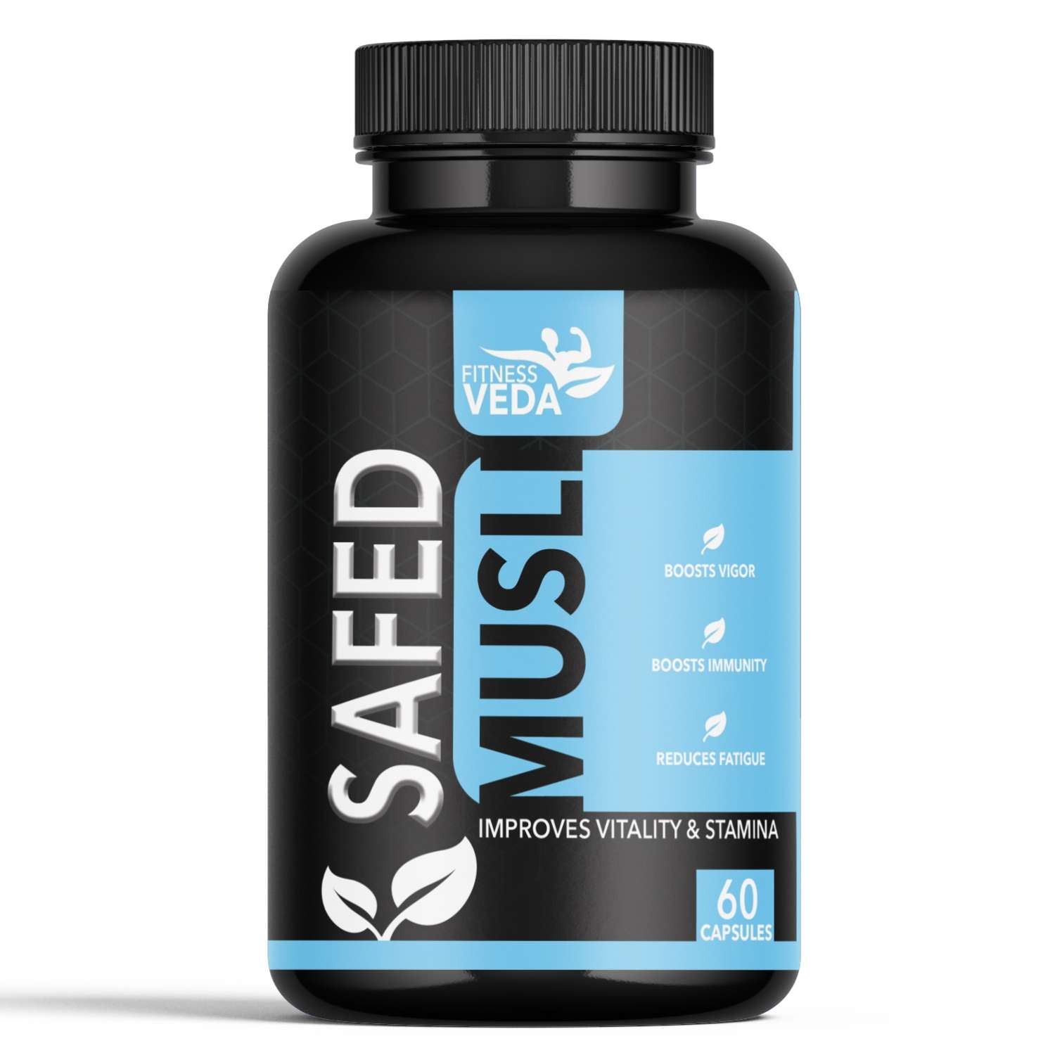 Safed Musli Capsule, Energy Booster Tablets,Immunity Health Capsule, Muscle Recovery Supplement. Strength Enhancer Capsule, Men's Health Capsule, Stress Relief Capsule, Endurance Support Tablets, Boost Vitality Naturally, Stress Relief Capsule, Workout Recovery Capsule, Daily Stamina Supplement, Safed Musli 2025, Natural Health Capsule, Safed Musli. Fitness Veda Capsule