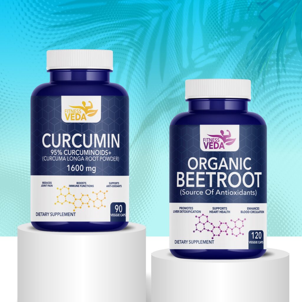 Curcumin 1600mg + Organic Beetroot