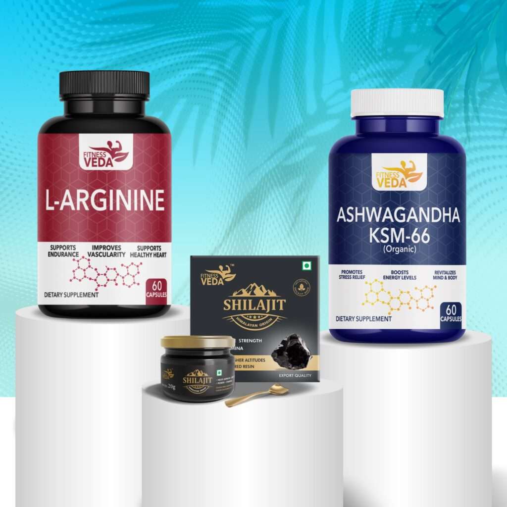 Daily Energy & Recovery Combo, Shilajit capsule, Ashwagandha KSM-66, L-Arginine supplement, Natural stamina booster, Energy recovery supplement, Stress relief capsules, Immunity booster supplement, Women’s energy combo, Men’s energy combo, Himalayan shilajit resin, Cognitive support supplement, Strength booster tablets, Stress relief tablets, Muscle recovery capsule,