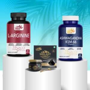 Daily Energy & Recovery Combo, Shilajit capsule, Ashwagandha KSM-66, L-Arginine supplement, Natural stamina booster, Energy recovery supplement, Stress relief capsules, Immunity booster supplement, Women’s energy combo, Men’s energy combo, Himalayan shilajit resin, Cognitive support supplement, Strength booster tablets, Stress relief tablets, Muscle recovery capsule,