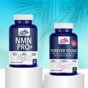 Healthy Aging, Longevity Combo, NMN PRO+, Forever Young, Anti-Aging, Cellular Repair, NAD+ Boost, Youthful Skin, Energy Supplement, Cognitive Support, Metabolism Booster, Vitality, Heart Health, Detox Support, Wellness Supplement, Youthful Skin Capsule, Anti-Oxidant Tablet, Skin Glow Capsule, Aging Support Supplement, Longevity Booster, Fitness Veda Healthy Aging Combo