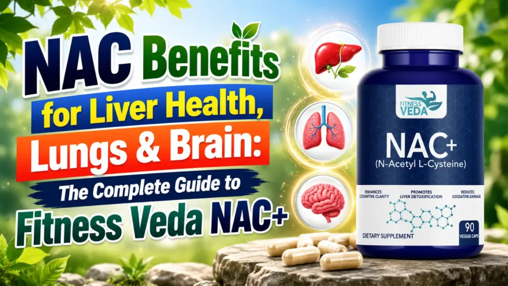 NAC Benefits for Liver Health, Lungs & Brain: The Complete Guide to Fitness Veda NAC+