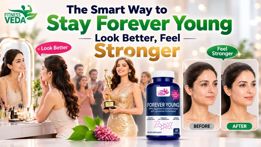 Fitness Veda Forever Young supplement for youthful skin and healthy aging support