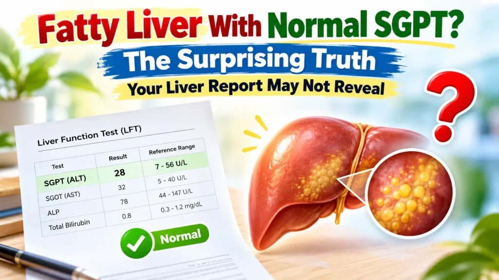 Fatty Liver With Normal SGPT? The Surprising Truth Your Liver Report May Not Reveal