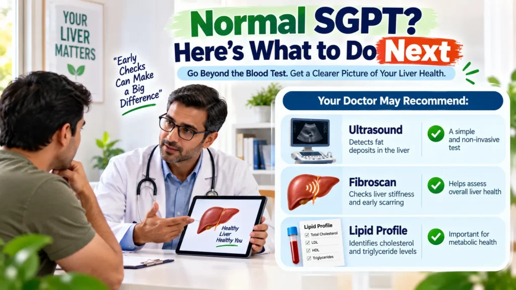 fatty liver with normal SGPT tests